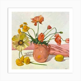 Flowers In A Vase 33 Art Print