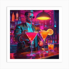 Bartender Art Print