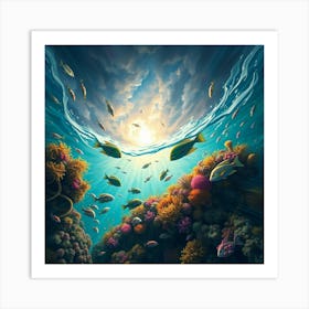 Coral Reef33 Art Print