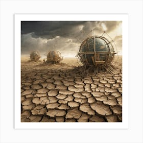 Earth In The Desert 1 Art Print