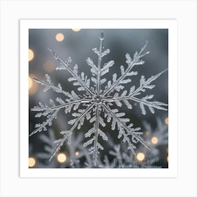 Snowflake Art Print