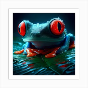 Red Eyed Tree Frog Art Print