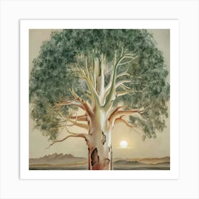 A Stunning Artwork Featuring A Eucalyptus Tree Tha Loccq0zrtc2mf8iyjjgdyg Gb9kxy9ysykrja Sjzat1a Art Print