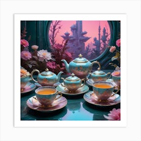 Enchanted Teapot Art Print