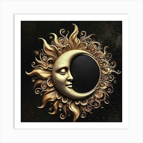 Sun And Moon 7 Art Print