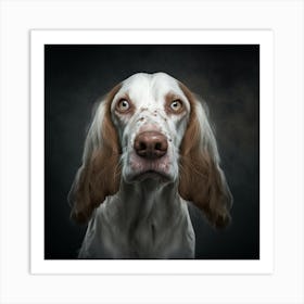 Portrait Of A Dog 1 Art Print