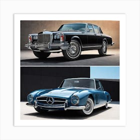 old models cars Art Print