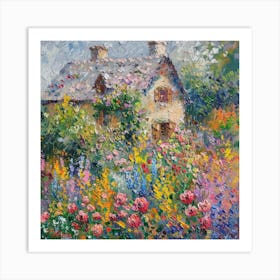 Cottage Dream Garden 2 Art Print