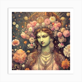 Lord Krishna Art Print