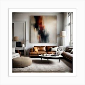 Modern Living Room Art Print