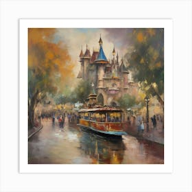 Disneyland, France 1 Art Print