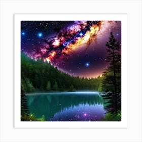 Galaxy Wallpaper 38 Art Print