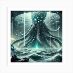 Abyssal Behemoth Water Manipulation Art Print