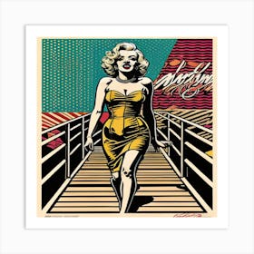 Marilyn8 Art Print