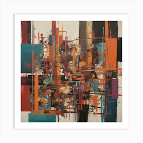 Abstract Painting 424 Art Print