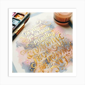 Calligraphy Art Print