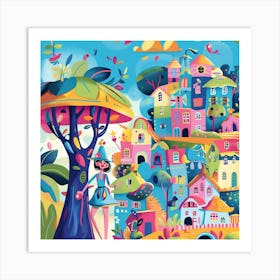 Fairytale Town 5 Art Print