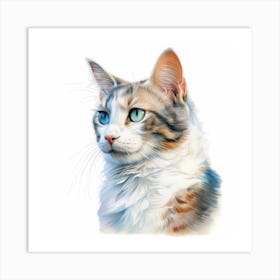 Kinkalow Cat Portrait 3 Art Print