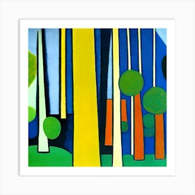 'The Trees' Abstract Art Print