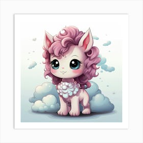 Cute Little Lamb Art Print