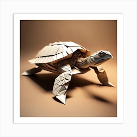 Origami Turtle Art Print