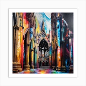 Cathedral Of Light Art Print