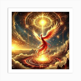 Solar Rebirth Converted Art Print