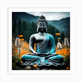 Buddha Meditation Art Print