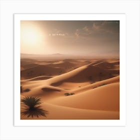 Be A Desert Art Print