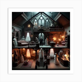 Haunted House 1 Art Print