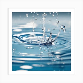 Water Splash 3 Art Print
