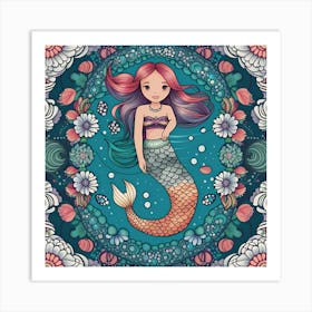 Mermaid 1 Art Print