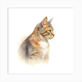 Chartruex Cat Portrait 3 Art Print