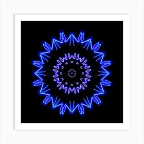 Blue Mandala 4 Poster