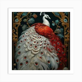 Peacock 4 Art Print