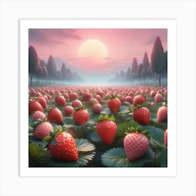 Strawberry Field Art Print