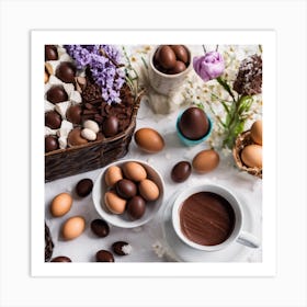 Easter Basket Art Print