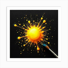 Splatter Painting 3 Art Print