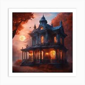 Haunted House 7 Art Print