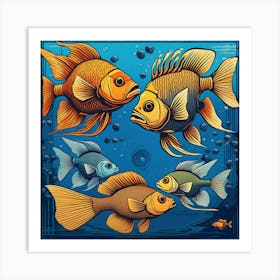 Fishes Art Print