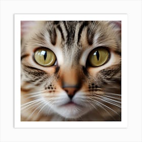 Portrait Of A Cat Art Print