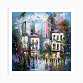 Vienna In Love: Romantic Cityscape Wall Art for Urban Elegance and Timeless Beauty Art Print