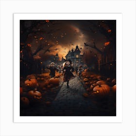 Halloween Collection By Csaba Fikker 23 Art Print