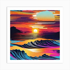 Sunset 3 Art Print