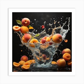 Water splash 4 Art Print