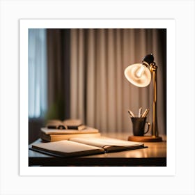 Desk Lamp Art Print