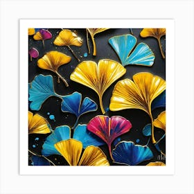 Ginkgo Leaves 13 Art Print