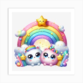 Cute Kawaii Art Print