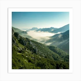 Firefly Mountain Mist And Mystery Mountain Scenes Enveloped In A Soft, Ethereal Mist 3 Poster