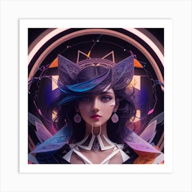 Ethereal Girl Art Print